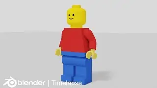 Lego Character Blender 2.8 | Timelapse