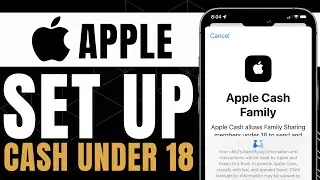 HOW TO SET UP APPLE CASH UNDER 18 (NEW WAY)