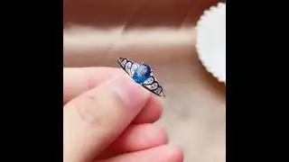 Classy Luxury 0.50 Carat Real Natural Sapphire Ring