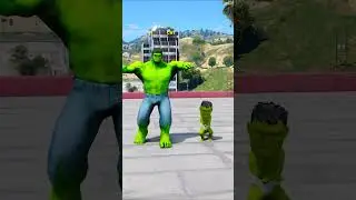 Baby HULK VS Baby WUKONG Which Random Team Will Win 128% #shorts #gta5 #hulk #wukong