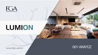 Lumion Dersleri 01 - Arayüz