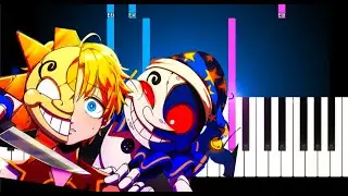 Two face - Five Nights at Freddy's: Security Breach Animation EASY Piano Tutorial
