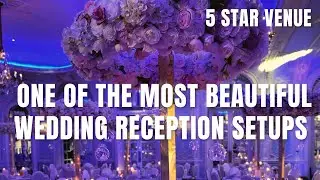 A Luxury Savoy Wedding- Beautiful Reception Venue Transformation. 😀