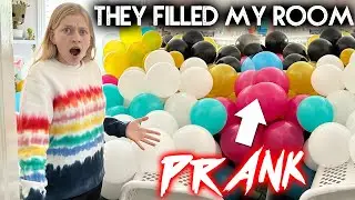 My Brothers Filled MY ENTIRE ROOM WITH BALLOONS!!