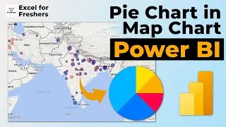 How to Create a Map with Pie Chart in Power BI | Power BI