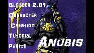 Blender (2.81) How To Model a Base Mesh: Creating Anubis 1