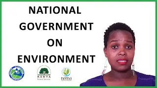 Environmental functions of the national government here in Kenya.