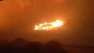 Candy Mountain fire, West Richland, WA, September 8, 2017