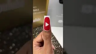 YouTube Nail: TYSM YouTube! Thank you to all the viewers that support my videos! ❤️ Passed 1,000,000