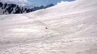 YHAI Sarpass Trek 2014 solo sliding