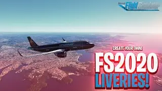 How To Create Your Own SKINS / Liveries! Microsoft Flight Simulator 2020! FREE
