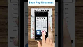 Scan any document in pdf