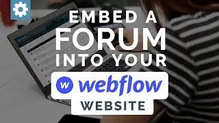 Embed A Forum Into Your Webflow Website