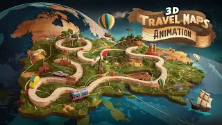3D Travel Maps Animation Android