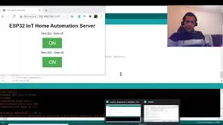 IoT Smart Home Automation with ESP32 devkit V2 | web server prototype