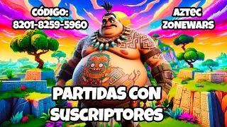 Partidas con suscriptores en el Aztec Zonewars #fortnite #dechill #gaming #zonewars