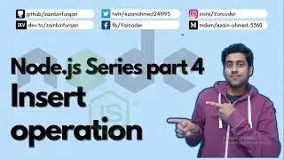 Inserting Data In MongoDB Collection With Node.js | Hindi/Urdu | Part 4