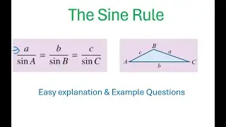 The Sine Rule | Law of Sines | Find a missing side or a missing angle in non right angle triangles.