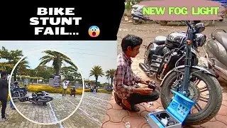 Jawa 42 Bobber Light Modified | Bike Stunt Fail at @Motul Event !