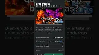 que paso con Roblox y blox frutas? #quepasoconroblox#roblox#bloxfruits#quepaso#viral