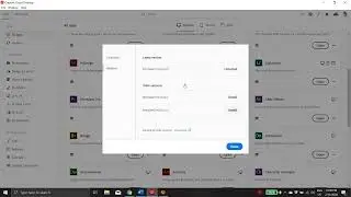 Install previous versions / Change language Adobe CC2020