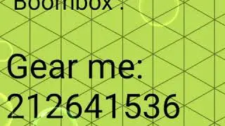 Gear Codes for Roblox ❤❤❤