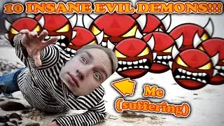 10 Insane Demons #2 | Geometry Dash
