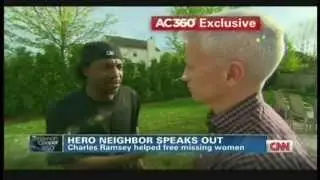 Charles Ramsey Interview with Anderson Cooper, hero who saved kidnapped women (May 7, 2013)