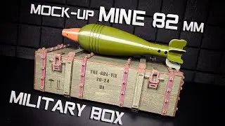 Assembly a Plastic Mock-Up Mine 82 mm in an Military Box | TheGravix Model Kit.