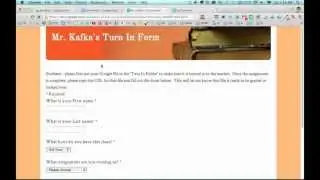 ETC 1.4-4 Creating A Turn In Form