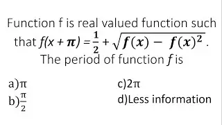 #18 Daily practice problem and solution || 5 minutes challenge || Functional equations