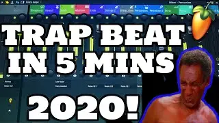 HOW TO MAKE A SIMPLE TRAP BEAT IN 5 MINUTES 2020 FL STUDIO