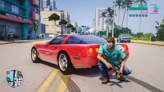 GTA Vice City: Remastered 2022 Gameplay Next-Gen Ray Tracing Graphics on RTX 3090 / GTA 5 PC MOD