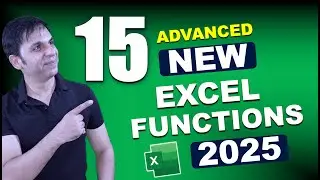 Excel Advanced Formulas 2025 / Excel Functions / Excel