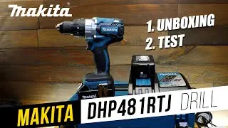 Makita DHP 481 RTJ Brushless Cordless Drill, Akku-Schlagbohrschrauber, Perceuse-visseuse DHP481RTJ