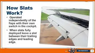 Slats (Secondary Flight Control Surface)