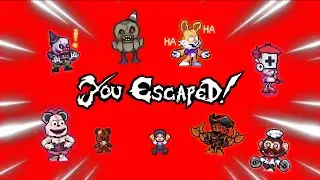 ​Super Dark Deception Chapter 2 ALL Escape Scenes & Animations (All Skins Showcase)