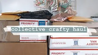 MASSIVE COLLECTIVE CRAFTY HAUL UNBOXING | SCRAPBOOK.COM, ACHERRYONTOP.COM