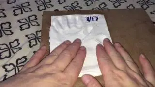 Baby foot print picture frame review