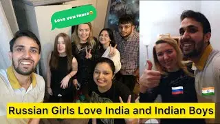 I invited Russian Girls for Dinner | Russian Girls Loves India | Indian in Russia