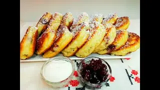 ПЫШНЫЕ  ОЛАДЬИ с ВИШНЕЙ на кефире.