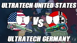 [HOI4] UltraTech United States VS UltraTech German Reich - HOI4 Timelapse