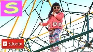 Соня и папа в ПАУТИНЕ!!! Выходной ДЕНЬ. Гуляем на ПЛОЩАДКЕ