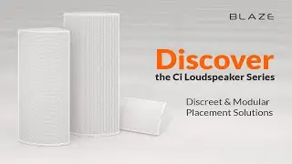 Discover the Ci Loudspeaker Series: Discreet & Modular Placement Solutions