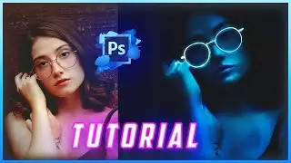 How To Make Easy Glow Effect | Applying Glow Effect For Face | Tutorial | Neon Glow Effect