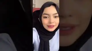 Awek melayu tudung biru langit  hijab beauty malaysia