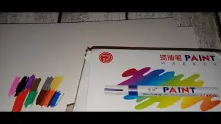 ОБЗОР АКРИЛОВЫЕ МАРКЕРЫ С АЛИ ЭКСПРЕСС.ОБЗОР НА МАРКЕР PAINT.Маркер-краска.