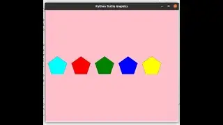 Introduction to Python Turtle Graphic. #python #turtle