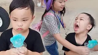 Zael Pelit !!! Buka Kado dari YOUTUBE ?Beli Es Krim | Candylicious Ice Cream Truck | Singapore
