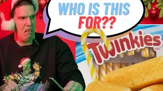 Christmas Treat Taste Test feat. Twinkie Candy Canes
